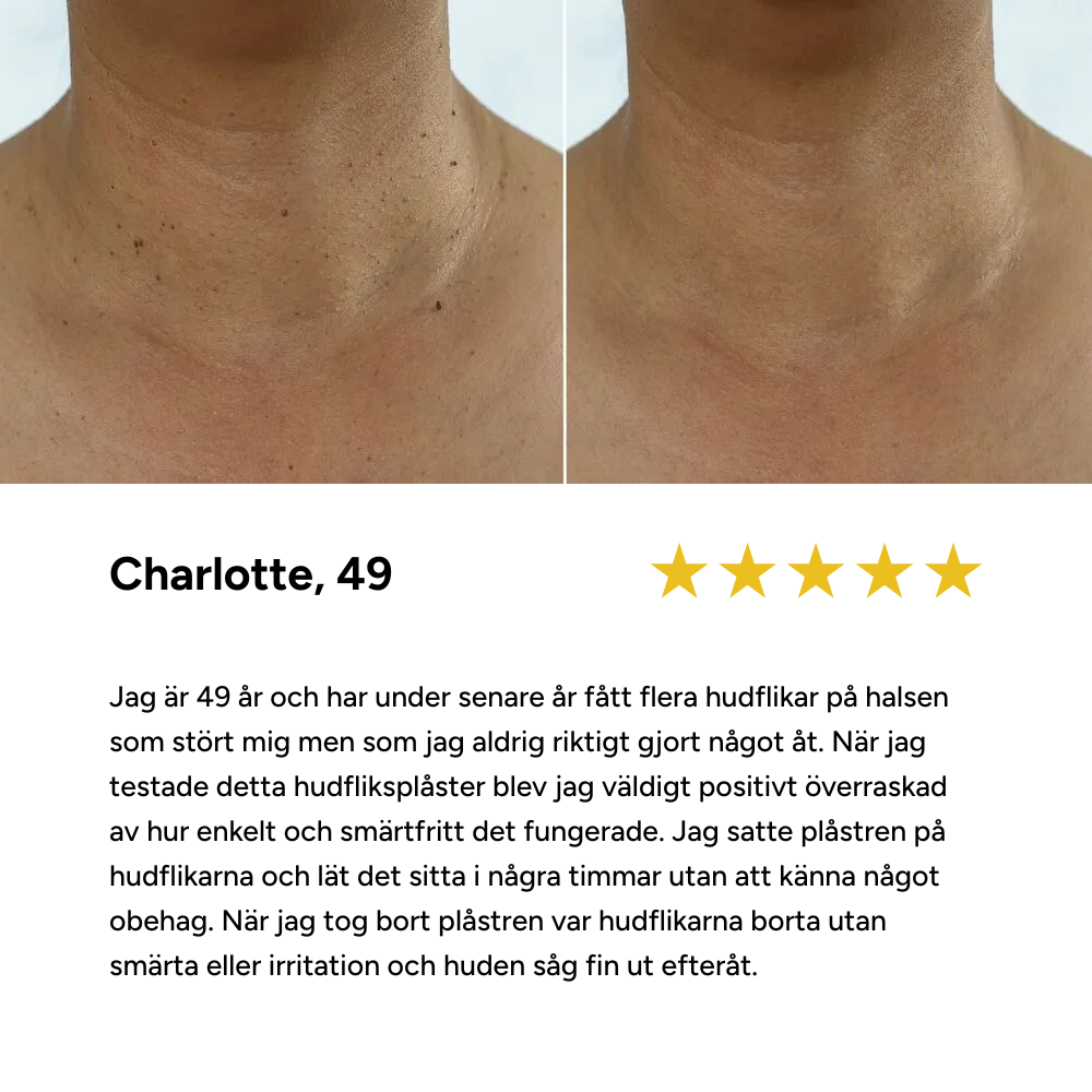 DermaPatches - Bli av med hudflikar smärtfritt